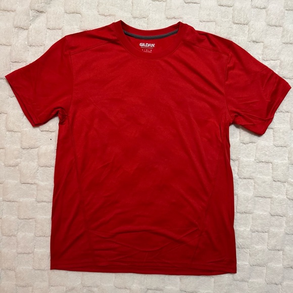 Gildan Other - Gildan Men’s Red Short Sleeve Performance Tee T-Shirt, Large NWOT